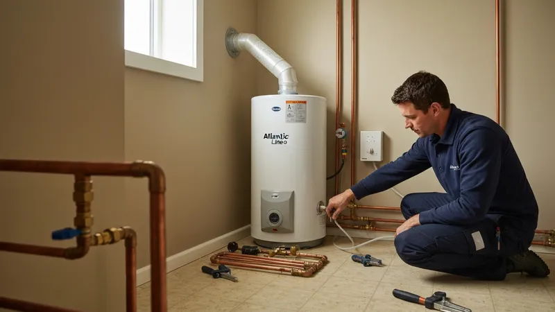 Installation et maintenance du chauffe eau Atlantic Lineo